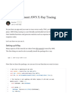 How To Implement AWS X-Ray Tracing - by Ryan Bui - TribalScale - Medium