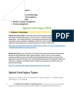 Spinal Cord Injury (SCI)