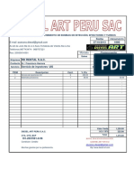 Cotización N°01-00000 Disel Art Peru S.ac Mantenimiento de Inyectores