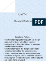 Unit-Ii: Creational Patterns