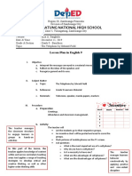 The Telephone COT 3 Lesson Plan