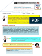 3° Reflexionemos Acerca de Si Debemos Celebrar o Conmemorar El Bicentenaro de Nuestra Independencia PDF