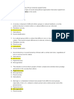 Practice Ans Modules 1 and 3 Caribbean Studies Multiple Choice Questions