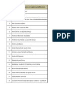 Lista de Inscritos - Edital 027-2020 - Circulação de Espetáculos Musicais