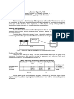 Laboratory Report # - : Title: Figure 1. Schematic Diagram Showing The Cart, Track and Motion Sensor