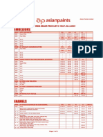 All India Dealer Pricelist No II Wef 01.12.19