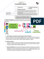 Sistema de Ecuaciones Lineales Metodo Grafico