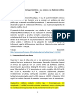 Caso Clínico Correlación Diabetes