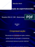 Aula 3 - Criopreservação de Sêmen 2018