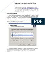 Instalarea Si Configurarea Unui Server DNS Pe Windows Server 2003