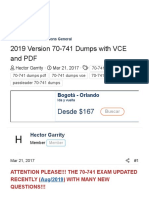 2019 Version 70-741 Dumps With VCE and PDF