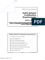 AE5045 Lecture 4 - Safety Related Certification Requirements