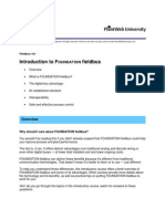 Introduction To F Fieldbus: Oundation