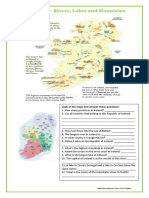 IRELAND - Rivers, Lakes and Mountains: Look at The Maps and Answer These Questions