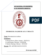 Laboratorio de Determinación de Sulfatos