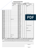 Supervisor Worksheet