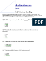 Microcontroller MCQ Quiz