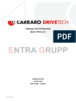 Catalogo Parti Di Ricambio: Spare Parts List