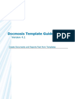 Docmosis Template Guide: Create Documents and Reports Fast From Templates