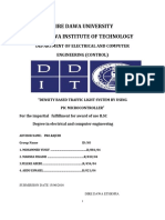 Dire Dawa University Dire Dawa Institute of Technology: Department of Electrical and Computer Engineering (Control)