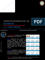 Roof Terracing: Construction and Materials-Iii (Rar - 302)