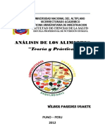 Libro Análisis de Alimentos PUBLICADO