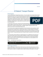 Cisco D9800 Network Transport Receiver: Product Overview