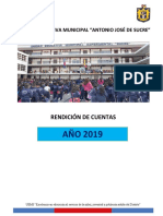 Informe Rendicion Cuentas 2019