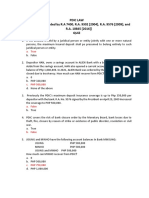 Pdic Law (R.A. 3591 As Amended by R.A 7400, R.A. 9302 (2004), R.A. 9576 (2009), and R.A. 10845 (2016) ) Quiz