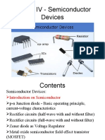 UNIT - IV - Semiconductor Devices