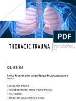 Thoracic Trauma: Keperawatan Gawat Darurat 1 Ns. Siska Natalia, MSN-Palliative Care