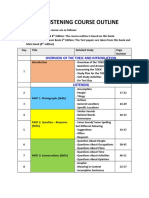 Toeic Listening Course Outline