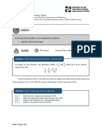 SLG Module 10.5.2 Operations Involving Rational Expressions Addition - Subtraction Casas Albiso 1