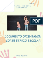 Orientador - Corte Etário Escolar 2019