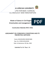 Essay On Corrosion - Baimourne Bournebe