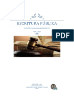 Estructura de Escritura Pública