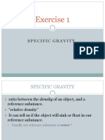 Post Lab Specific Gravity