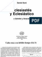 Lectura Eclesiastés y Eclesiástico 