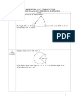 Form 4 Additional Mathematics Chapter 8 Circular Measure