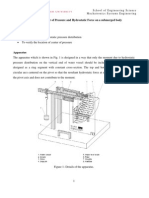 Center of Pressure and Hydrostatic Force On A Submerged Body-Rev