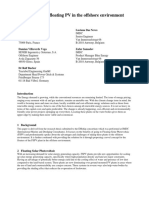 Challenge of Floating PV in The Offshore Environment