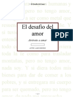 El Desafío Del Amor