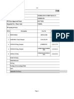 Thriveni Earthmovers Private Limited: Commercial Comparison Statement