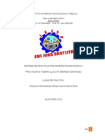 Informe de Primer Modulo Iestp SJB