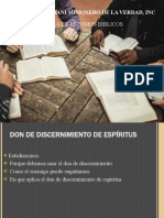 Don de Discernimiento de Espiritu