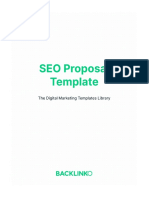 Seo Proposal Template