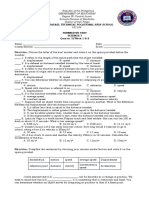 Summative Test Science 7 Quarter 3/week 1 & 2: San Rafael Technical Vocational High School