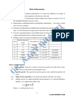 Unit II Plain Sedimentation