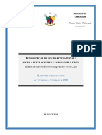 Voici L'intégralité Du Rapport Du MINFI Sur La Gestion Des 180 Milliards Du Fonds Covid