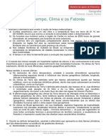 Materialdeapoioextensivo Geografia Exercicios Tempo Clima Fatores Climaticos